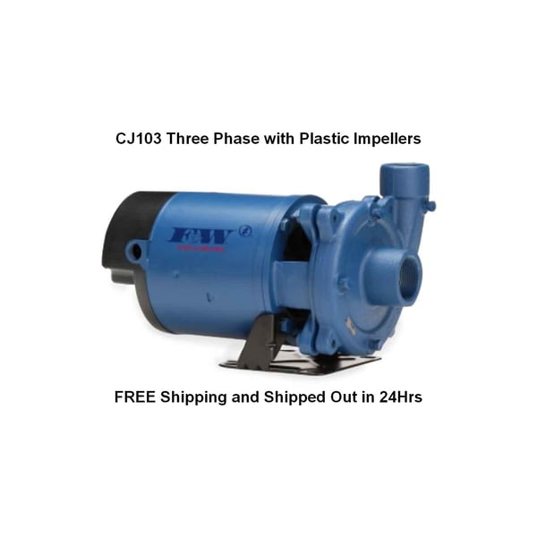 CJ103P053 3PH 1/2HP Centrifugal Pump