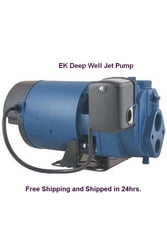 Flint and Walling EK07 3/4HP Convertible Jet Pump