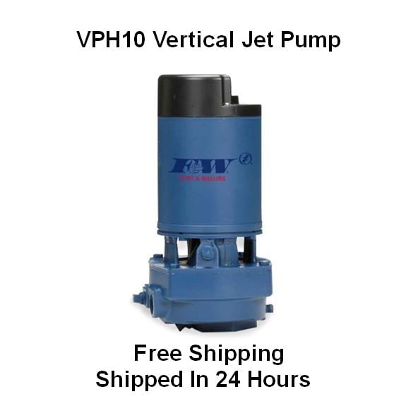 Flint and Walling VPH10 1HP Vertical 1 Stage Manual Pressure