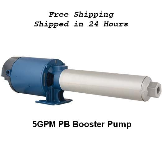 Flint and Walling PB0516S071 1PH 3/4HP 5GPM Stainless Steel Booster Pump