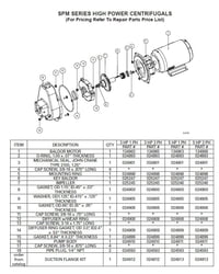 Flint and Walling SPM Parts and Motors