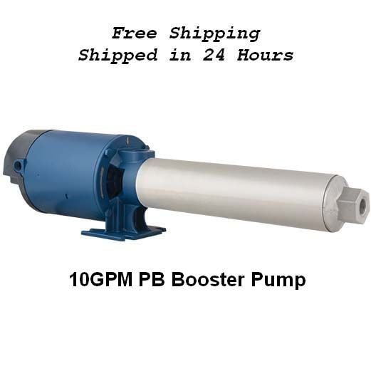 PB1014S103 3PH 1HP 10GPM Stainless Steel Booster Pump