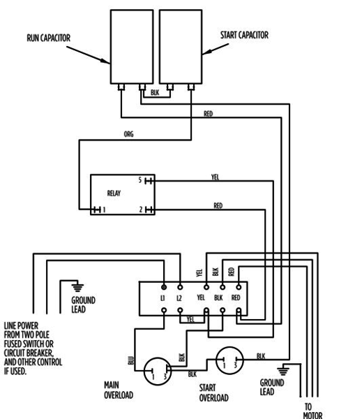 Franklin Electric 2HP 230V Standard Control Box